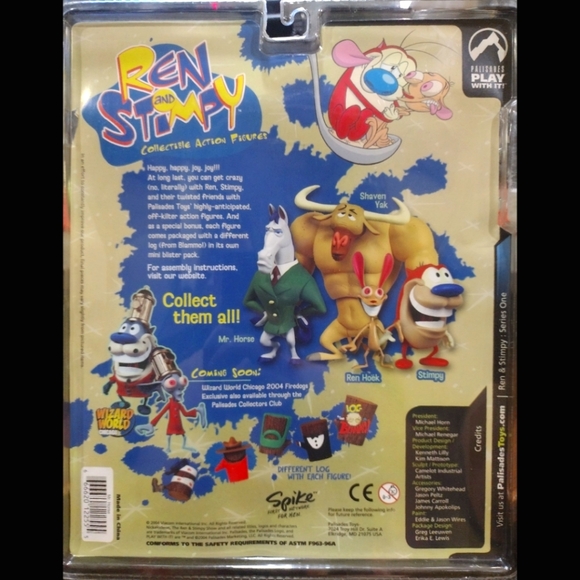 New Unopened- Mr Horse & his rubber nipples - Ren & Stimpy Featuring Singing Log - Picture 3 of 3